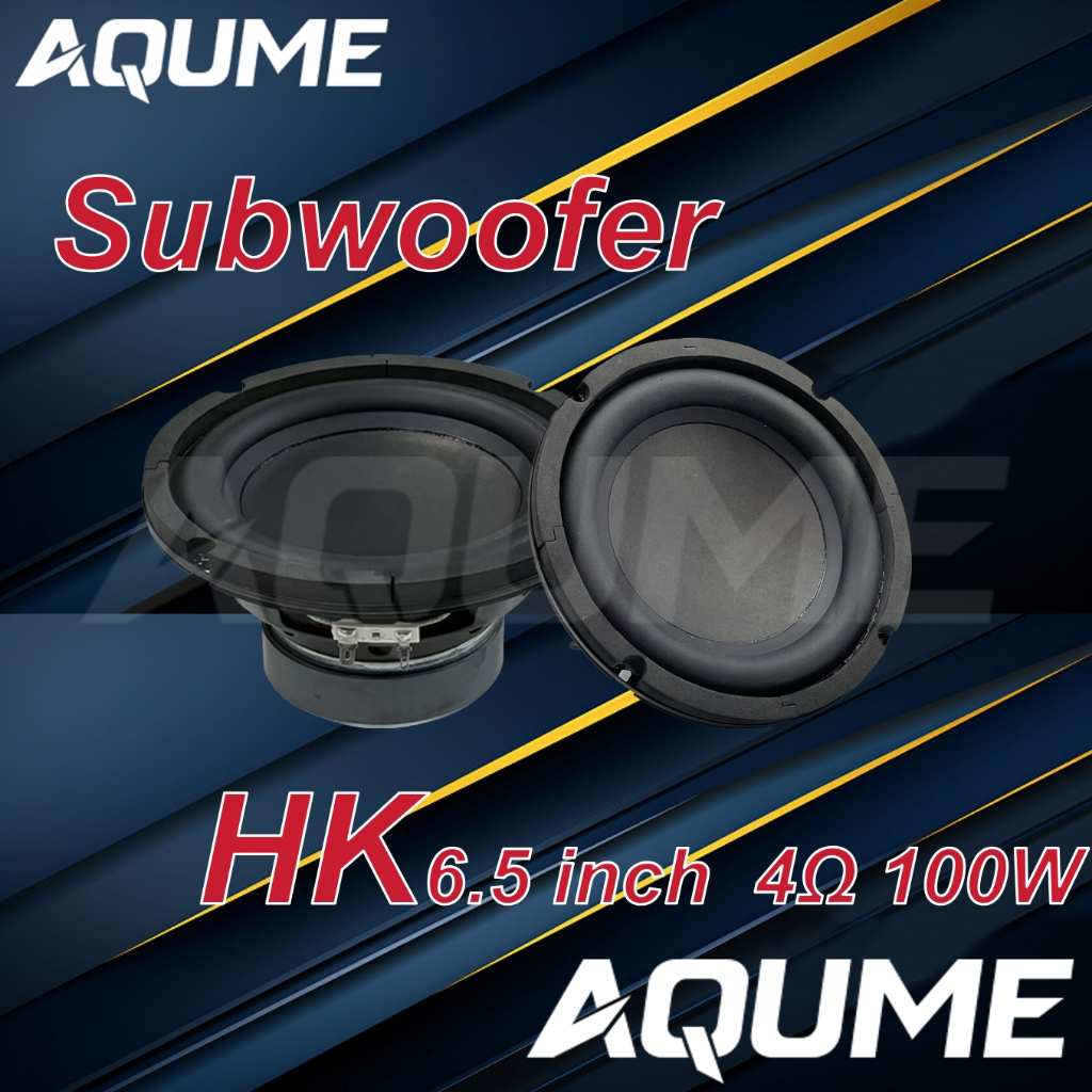 HK ดอกซับวูฟเฟอร์ 6.5 นิ้ว 4Ω 100W subwoofer เครื่องเสียงรถยนต์ ดอกซับ 6.5 นิ้ว ลำโพงรถยนต์ ดอกลําโพง เครื่องเสียงรถยนต์