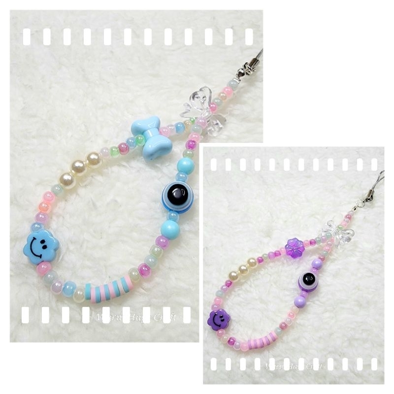 💥พร้อมส่ง‼️🇹🇭 EVIL EYE 🧿 พวงกุญแจ ที่ห้อยโทรศัพท์ สายคล้องมือถือ ของขวัญปัจฉิม ของที่ระลึก ของชำร่วย