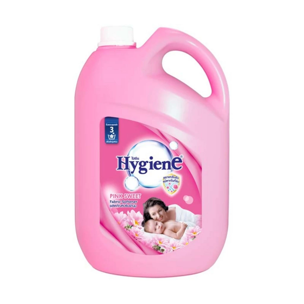 Hygiene ไฮยีน ปรับผ้านุ่ม 2800 มล. น้ำยาปรับผ้านุ่ม ลดกลิ่นอับชื้น ผ้านุ่ม รีดเรียบง่าย thumbnail 4