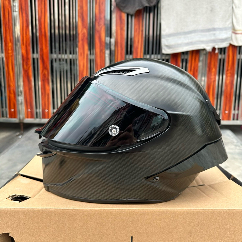 ( มือสอง ) หมวกกันน็อค AGV Pista GP-R Carbon Matt Black ไซส์ Ms ( Eurofit ) รอบหัว 57-58cm