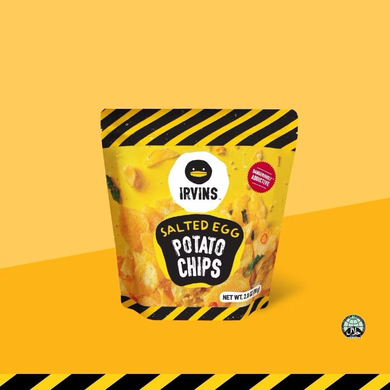 [ส่งด่วน] Irvins Fish Skin/Potato Chip Salted Egg/Spicy Salted egg/Salmon Skin/Smoked Cheese 80g/Tru