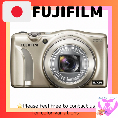 FUJIFILM Digital Camera FinePix F770EXR Optical 20x Champagne Gold F FX-F770EXR G used, genuine used
