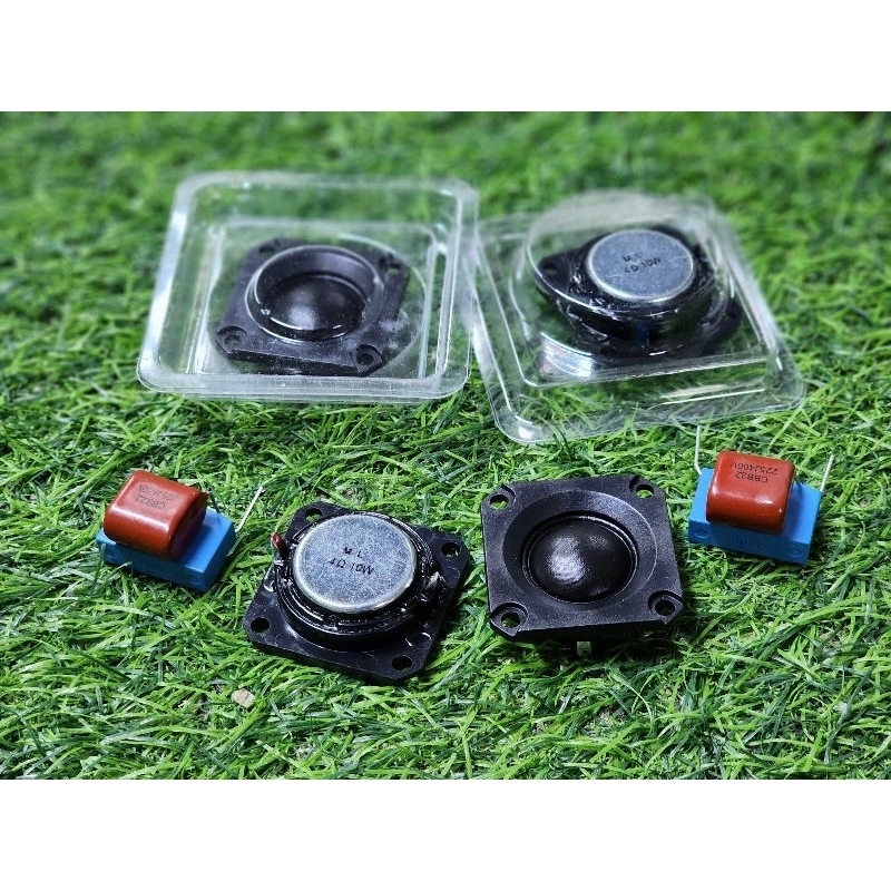 แหลมแม่เหล็กนีโอ 1.5นิ้ว 4โอมห์ 10วัตร (พร้อมซีเทพ) (จำนวน1ดอก) เสียงแหลม hk 1.5" ลำโพงบลูทูธ diy แม่เหล็กนีโอ HK