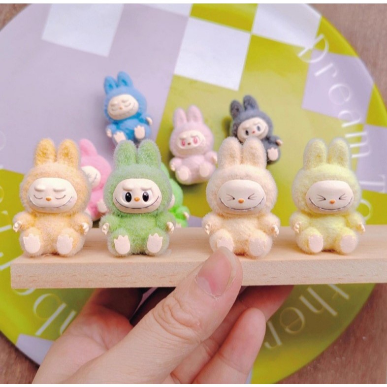 [1 จุ่มพร้อมส่ง] Labubu จิ๋ว ขนาด 3 CM V2 ท่านั่ง งาน DIY
