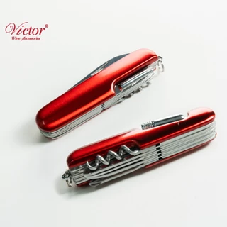 มีดพับพร้อมกล่องเก็บ อุปกรณ์ไวน์ ที่เปิดไวน์ แชมเปญ Victor