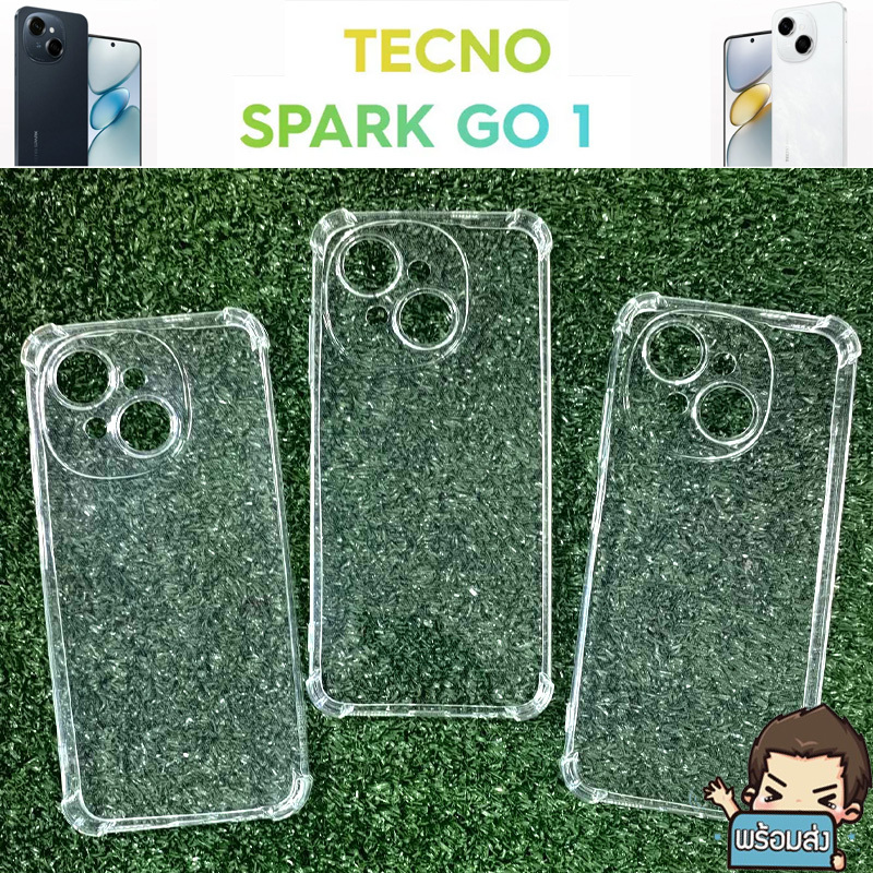 **ส่งเร็วส่งจากไทย** เคส TPU ยางใสกันรอยเลนส์กล้อง สำหรับ Tecno SPARK GO 1