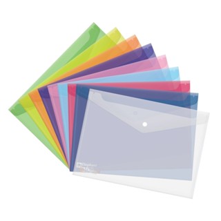 ซองกระดุมพลาสติก A4 ตราช้าง (จำนวน 1 ชิ้น)