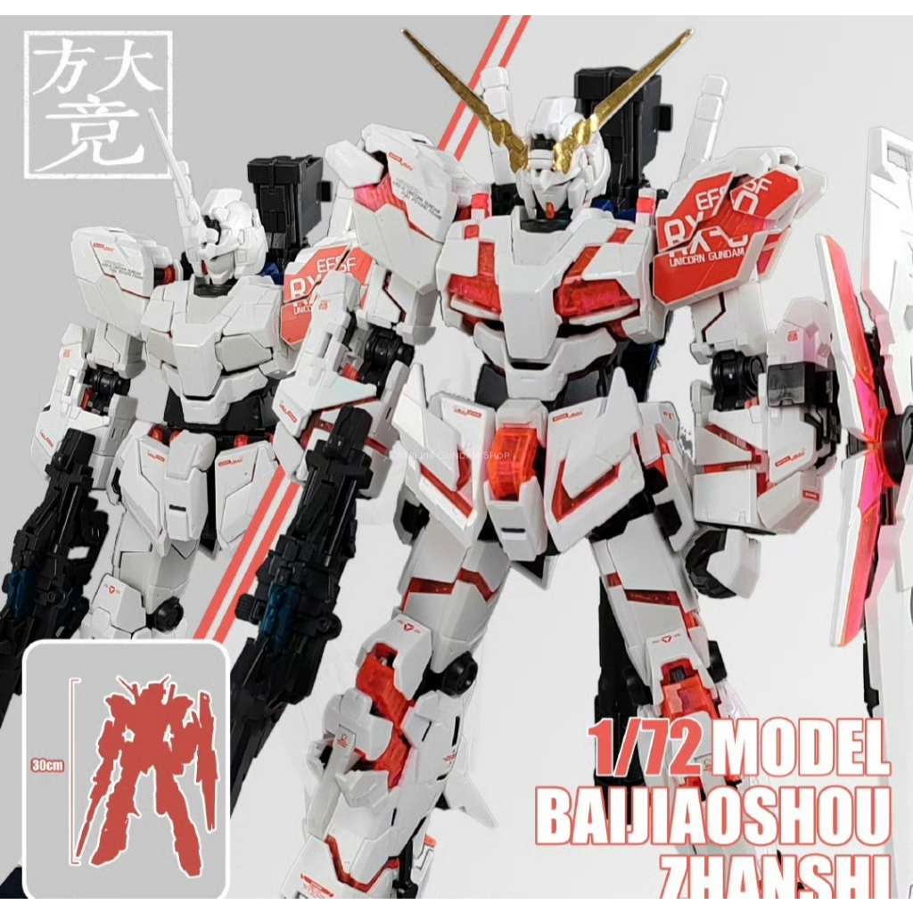 1/72 Unicorn+Transparent Armor Part[Fang Da Jing] กล่องชำรุด