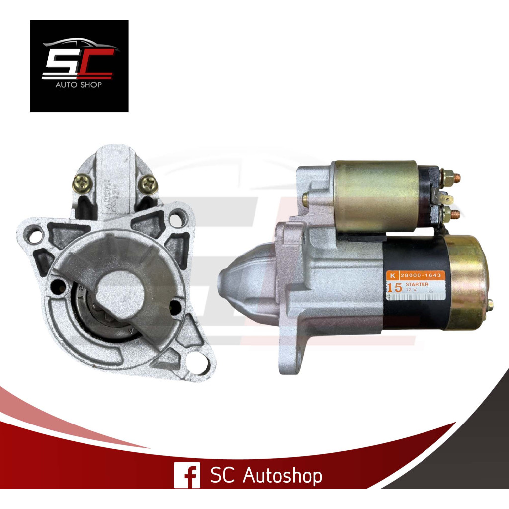 ไดสตาร์ท มาสด้า 323, 626, ฟอร์ด แลนเซอร์ 10T (REBUILT) STARTER MAZDA 323, 626 FORD LASER 10T