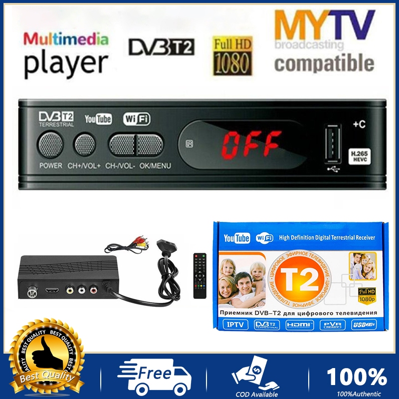 COD กล่องดิจิตอลทีวี กล่องรับสัญญาณ HD TV DIGITAL DVB T2 DTV กล่องรับสัญญาณทีวีดิจิตอล กล่องรับสัญญาณทีวี TV BOX