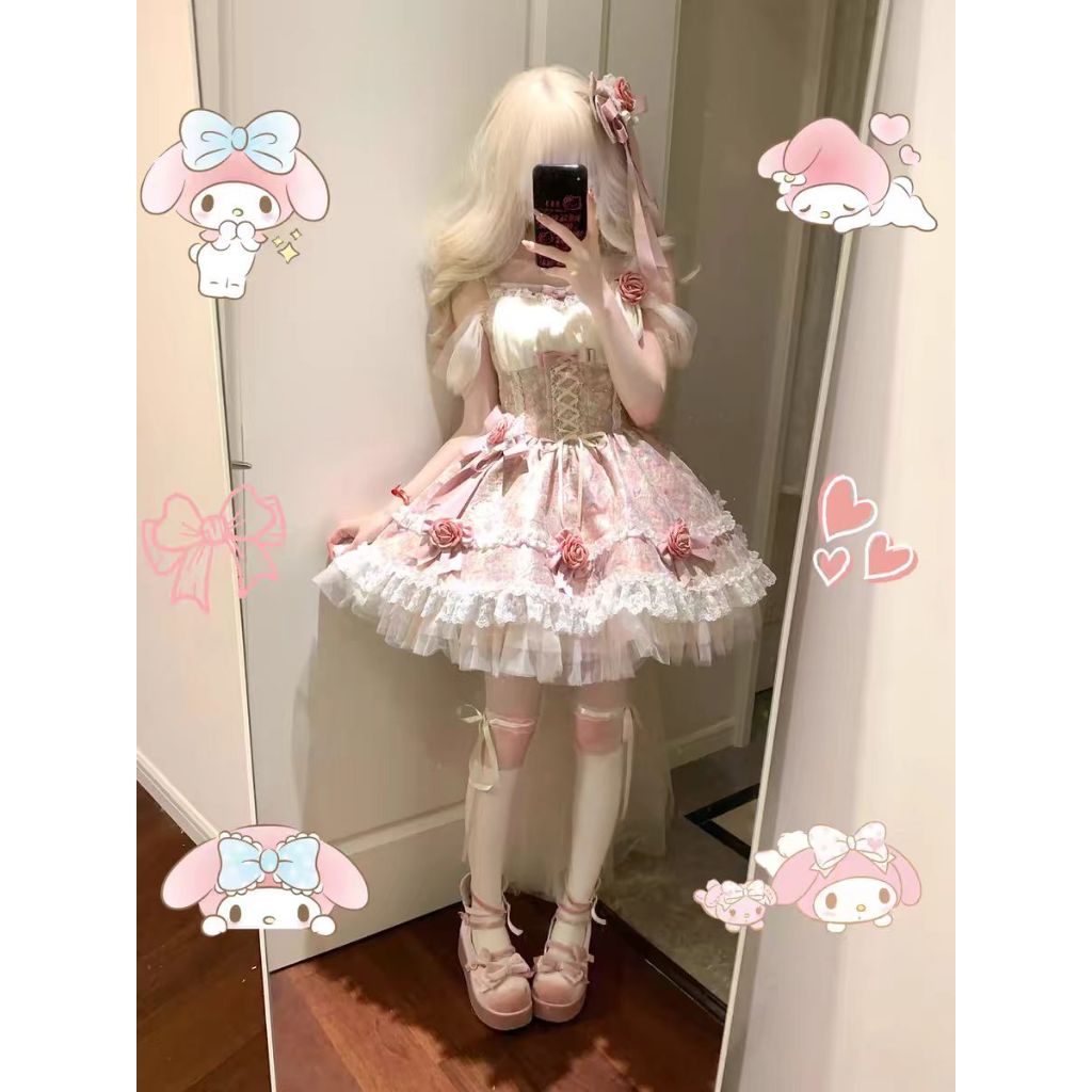 สไตล์ใหม่สวยสไตล์ญี่ปุ่น Loli ลมพรีเมี่ยมประณีต Clothed Pompom ชุดเจ้าหญิง ราคา ถูกที่สุด ดีลบีเคเค แกลเลอรีภาพที่ 6