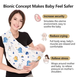 Einmilk เป้อุ้มเด็ก เหมาะสำหรับเด็กอายุ 0-36 เดือน สะดวกสำหรับการให้นมบุตร เป้อุ้มเด็กแรกเกิด QBC