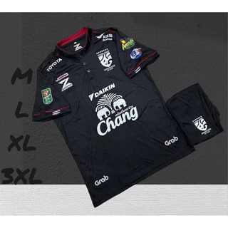 ชุดแฟนบอลชุดกีฬาคอจีนเสื้อพร้อมกางเกงสินค้าขายดีผ้าคุณภาพดีขนาดไซร้M L XL 3XL