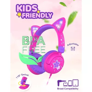 [มีระบบจำกัดเสียงสำหรับเด็ก] หูฟังเด็ก iClever HS25 Kids Headphones หูฟังครอบหูเด็ก หูฟังสำหรับเด็ก