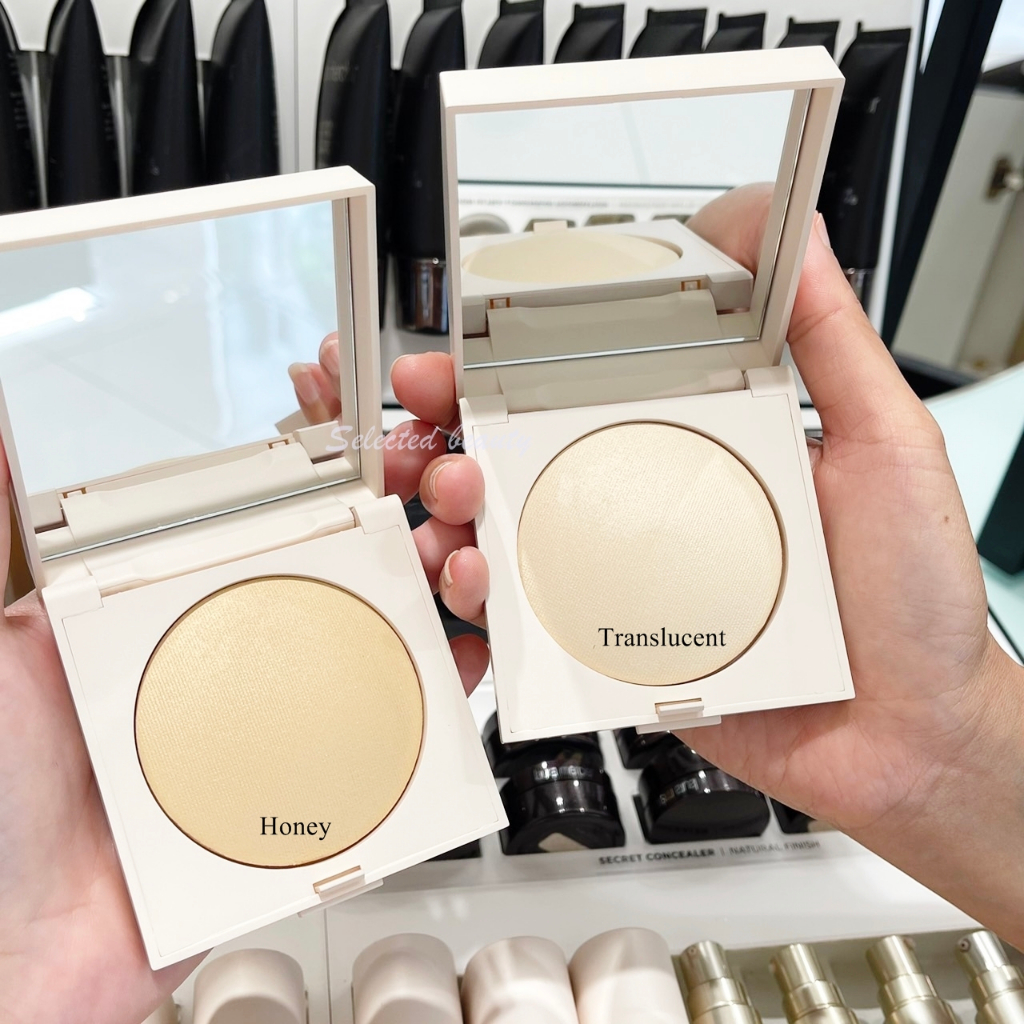 รุ่นใหม่ LAURA MERCIER Real Flawless Luminous Perfecting Pressed Powder 7g Translucent แป้งอัดแข็ง