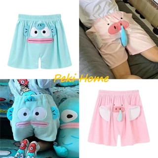 กางเกงขาสั้นน่ารัก สีชมพู สำหรับฤดูร้อน