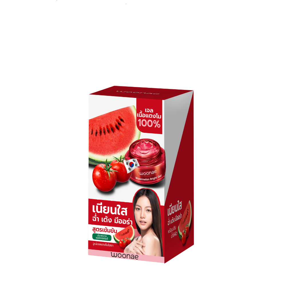 กล่อง-แตงโม ไวท์เทนนิ่ง เจล  Tangmo Whitening Gel