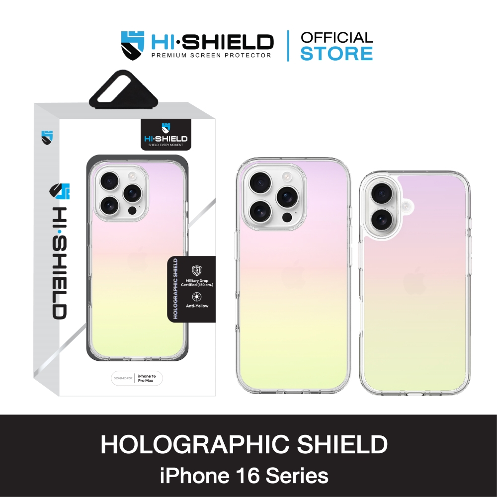 HI-SHIELD Holographic Shield Case - เคสโฮโลแกรมกันกระแทก [iPhone16]