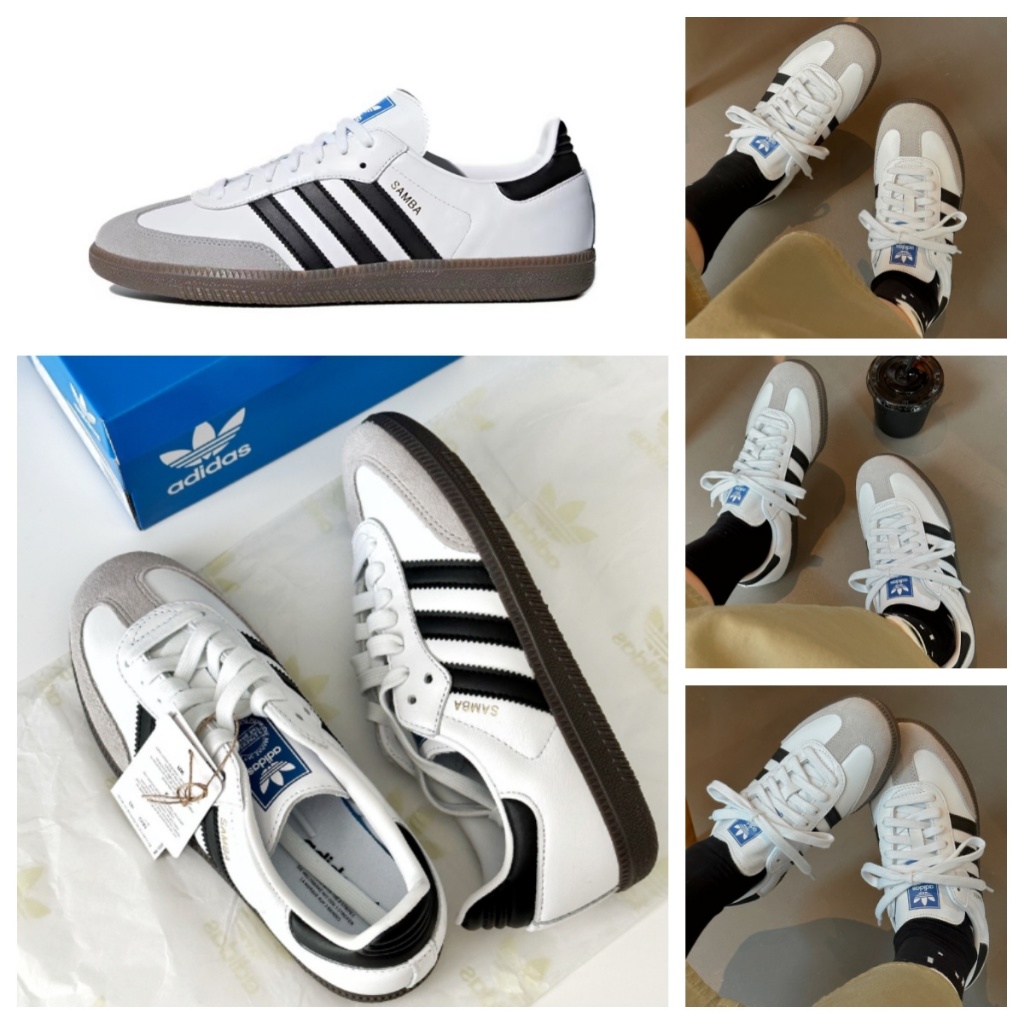 （ของแท้ 100 %）adidas originals Samba OG B75807/B75806/ID0478/IG1024/IG1025/GY4344/GY6612/ID2055