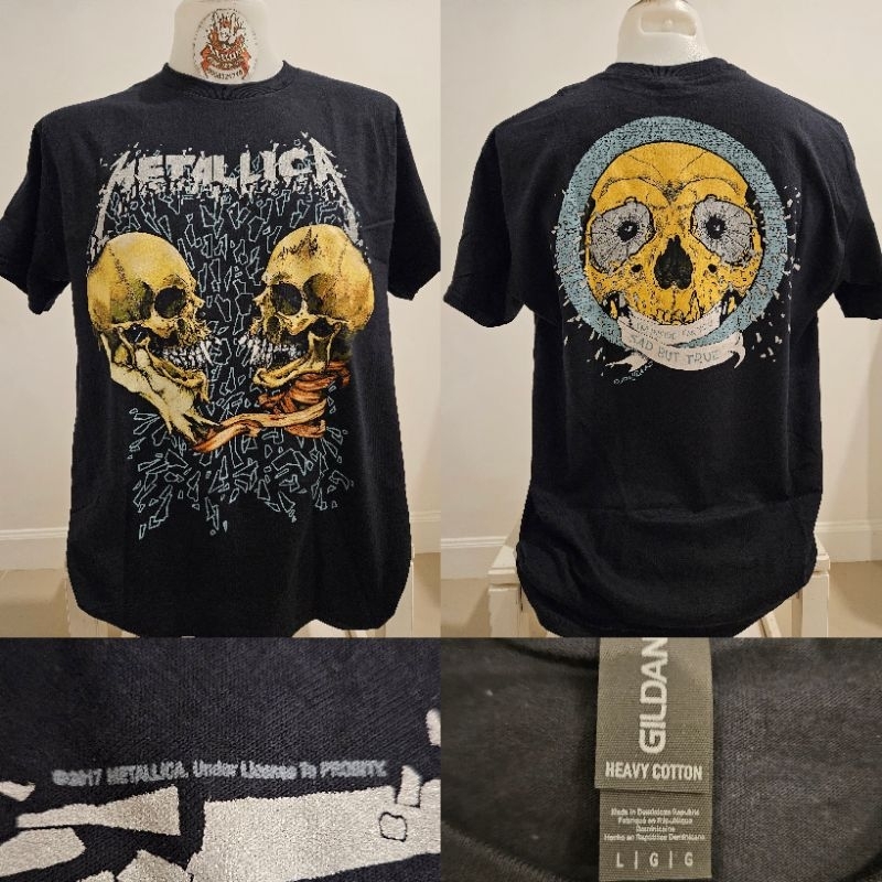 🌍เสื้อวง METALLlCA เสื้อวงงานลิขสิทธิ์แท้ 100% ป้ายGILDAN UK สินค้ามือ1🚩