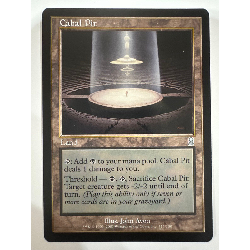 Cabal Pit Odyssey Uncommon MTG Magic the gathering ของแท้พร้อมส่ง