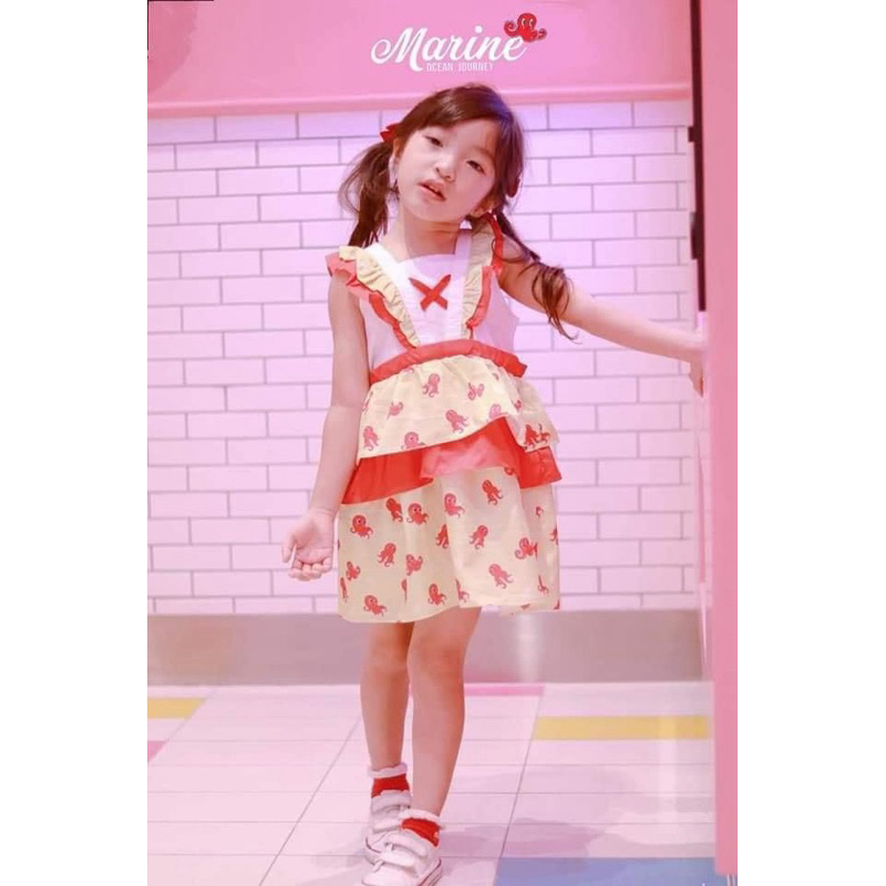 ชุดเด็กแบรนด์ Tiny Whale Baby ware size12-18  (Used)