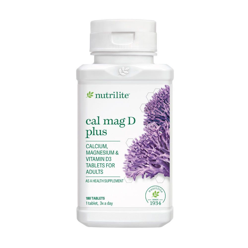 แคล แมก ดี นิวทริไลท์ - บรรจุ 180 เม็ด Nutrilite Cal Mag D Plus - 180 Tab