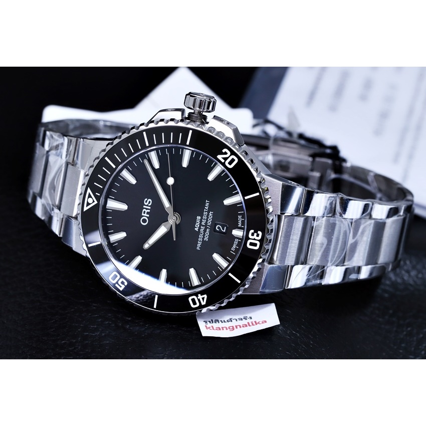 นาฬิกา Oris New Aquis Date รุ่น 01 733 7789 4154-07 8 23 04PEB (43.5 มม.)