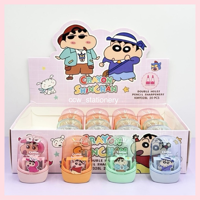 (มาใหม่) กบเหลาดินสอ ลายชินจัง Crayon Shinchan น่ารักมากๆค่ะ มีให้เลือก 4 สีค่ะ