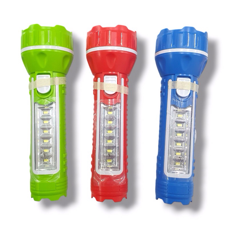 ไฟฉาย LED แสงขาว มีสายชาร์จ #GT-8000สุ่มสี (1ชิ้น)