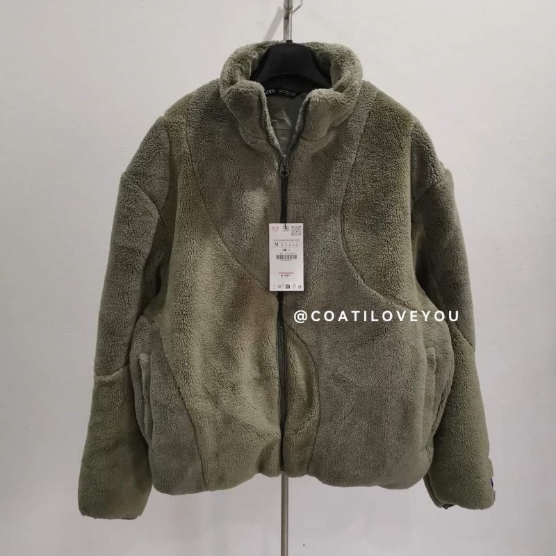 ZARA​ SHERPA​ MEN'S​ JACKET​