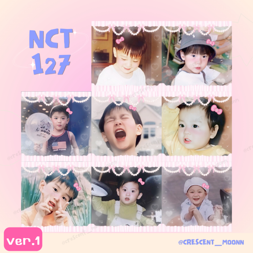 สติ๊กเกอร์แปะพัสดุ nct 127 (สั่งขั้นต่ำ 30บาท) set15ชิ้น sticker สติกเกอร์ baby nct 127