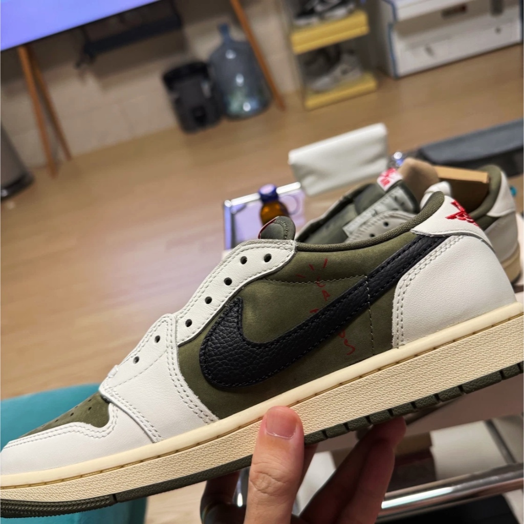 🇰🇷Jordan 1 x Travis Scott Retro Low OG SP Velvet Brown and Dark Mocha DM7866-202-  preorderoppa