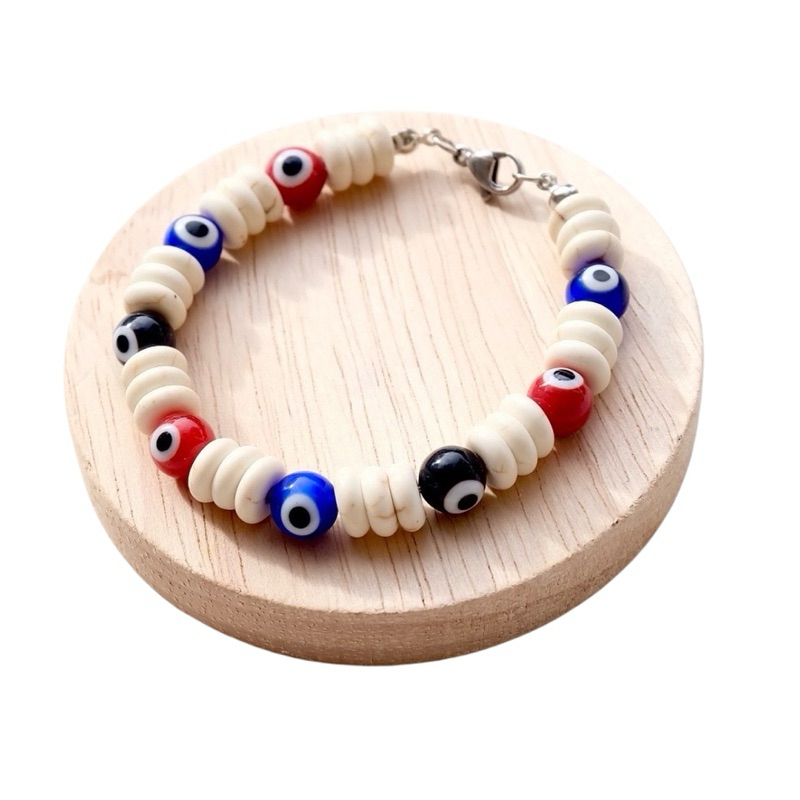 กำไลข้อมือ evil eyeสั่งความยาวได้