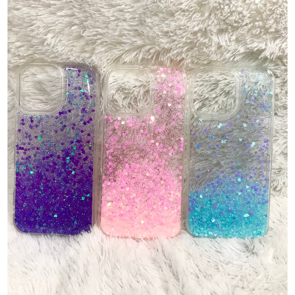 "พร้อมส่ง" เคสMobest กลิตเตอร์หัวใจ รองรับรุ่น i16/16Pro/16Promax