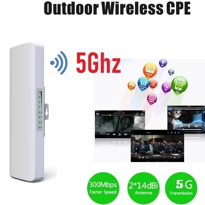CPE Outdoor Router 300Mbps 5GHz Wireless Access Point