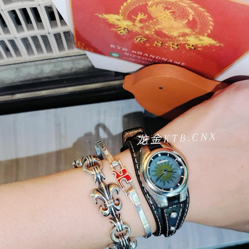 นาฬิกา FOSSIL BIG TIC SUN&MOON 2000's