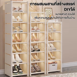 ตู้รองเท้า ชั้นวางรองเท้า กล่องรองเท้า ตู้เก็บรองเท้าสไตล์มินิมอล ซ้อนได้หลายชั้น ประหยัดพื้นที่ มีให้เลือกหลากหลายชั้น