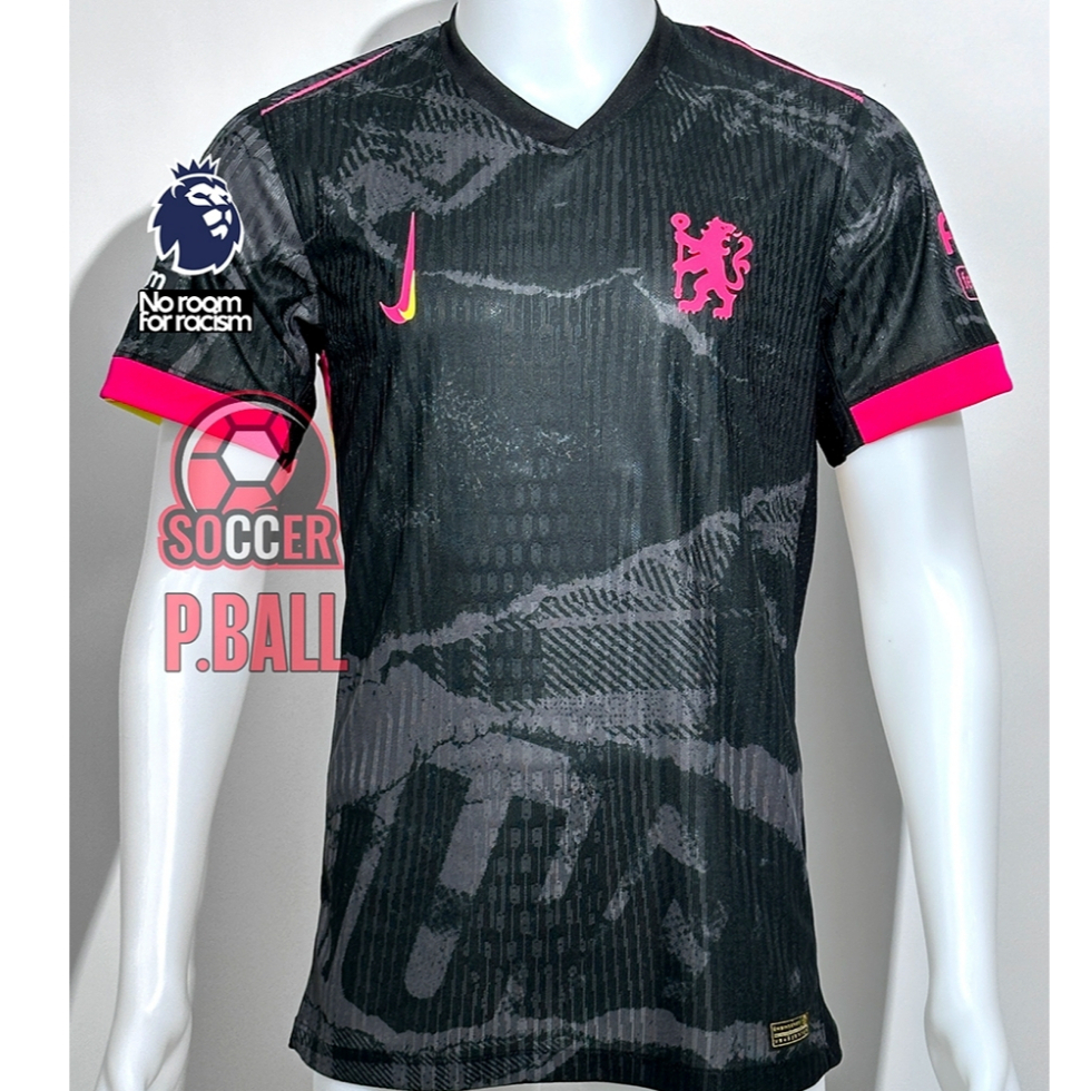 ใหม่ !! เสื้อบอล [PLAYER] เชลซี Third ชุดสาม 2024/25 เกรดนักเตะ ฟลูออฟขั่นพร้อมอามและเบอชื่อพรีเมียร์ลีก EPL + NoRoom