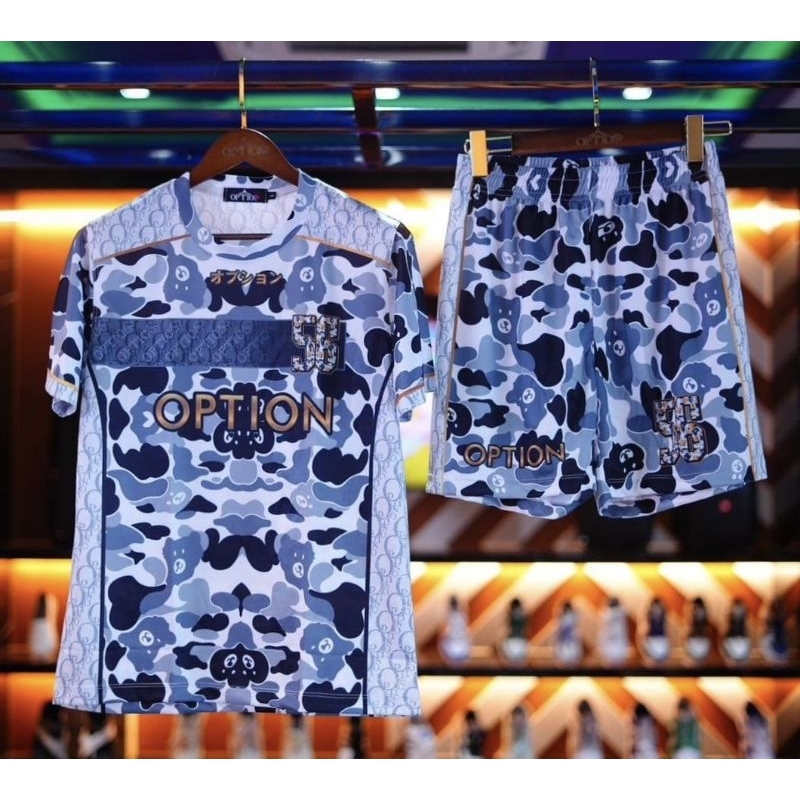 ชุดเซท Option Set ลายพรางสีฟ้า No.56 (เสื้อ+กางเกง) ของแท้100% - รูปที่ 2