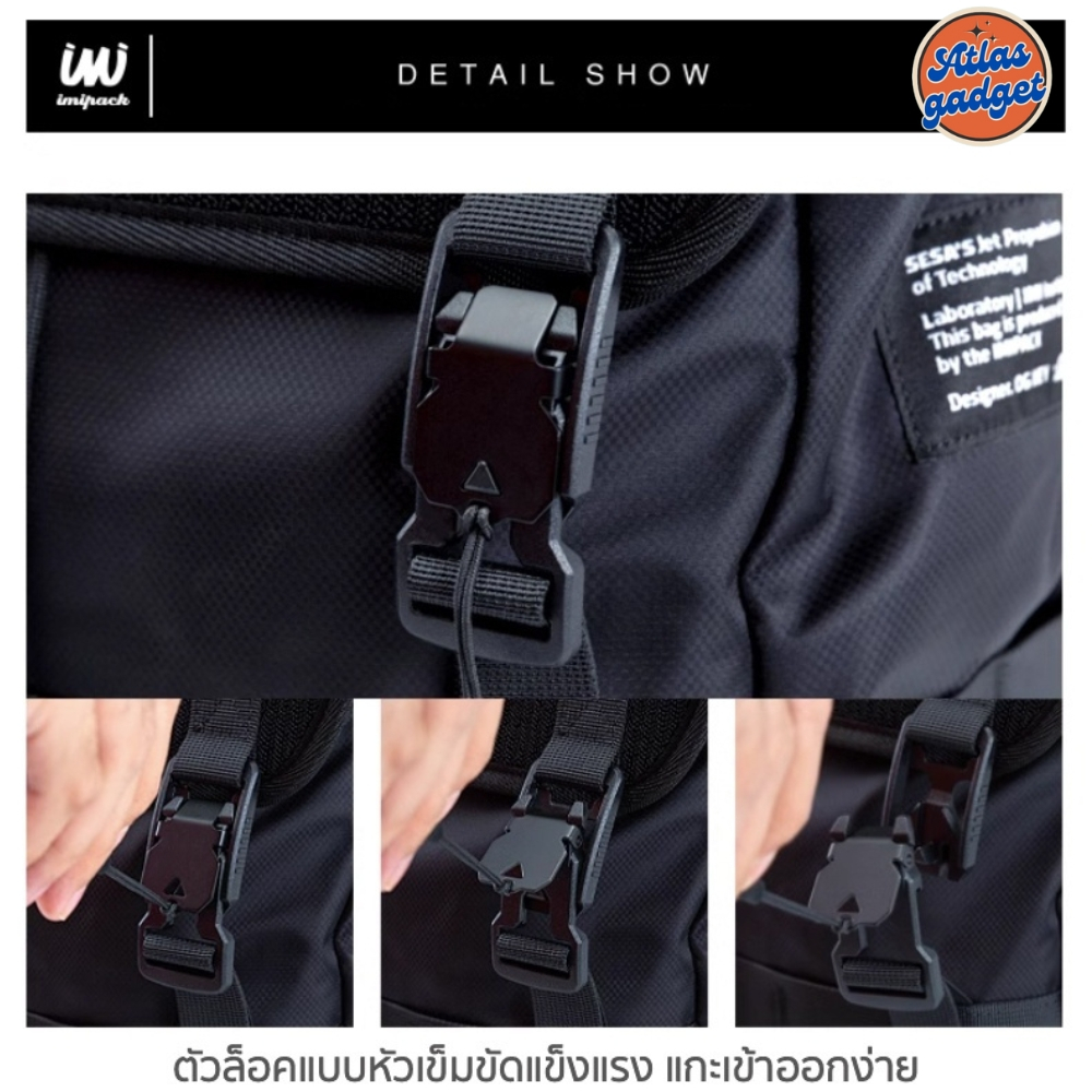 iMiPack รุ่น Sesa Backpack กระเป๋าเป้สำหรับ Macbook Pro, Laptop, iPad Pro 11-12.9" และ Tablet อื่นๆ