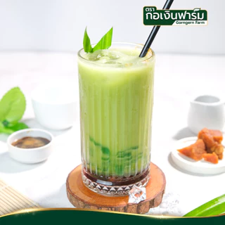 ใบเตยผง ตรากอเงินฟาร์ม PANDAN POWDER Gorngernfarm Brand ใบเตย100% เนื้อละเอียด ขนม อาหาร เครื่องดื่ม