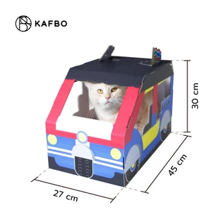 KAFBO Siam Fast&Furrious รถแมวสไตล์ไทย รถแท๊กซี่แมว รถเมล์แมว เรือแมว รถตุ๊กตุ๊กแมว ที่ลับเล็บแมว