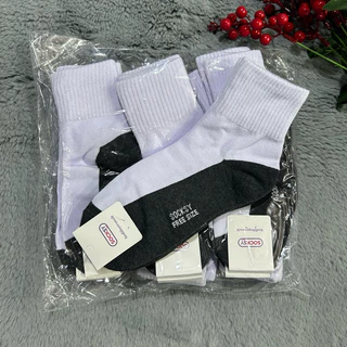 ถุงเท้านักเรียนสีขาวพื้นเทาsocksy_เด็กหญิงผ้าหนาเรดเอ✅มีSize:4-6/5-7/7-9/9-12สินค้าผ้าหนานิ่มใส่สบายจ้า
