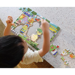 จิ๊กซอว์สำหรับเด็ก - JessieFrog Jigsaw Puzzle แบบถาด 30 ชิ้น ลาย Playground