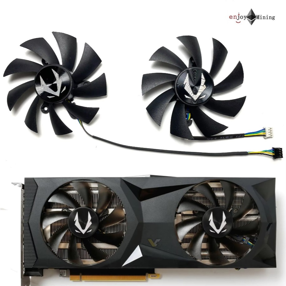 พัดลมการ์ดจอ ZOTAC GeForce RTX 2070 2070s 2080 AMP Graphics Card Fan  GA92S2U