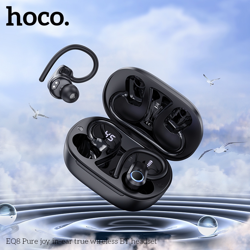 HOCO EQ8 หูฟังไร้สาย  TWS แบต 7 ชม. มีจอ LED บอกแบต ไมค์ในตัว เสียงดีเบสแน่น หูฟังบลูทูธ 5.3 hc3
