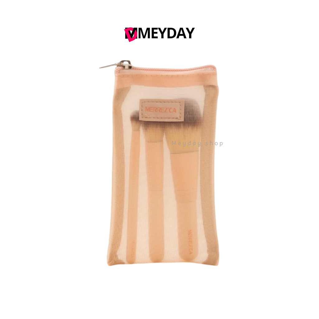 ชุดแปรงแต่งหน้า Merrez'ca Makeup Brush Set 3 ชิ้น