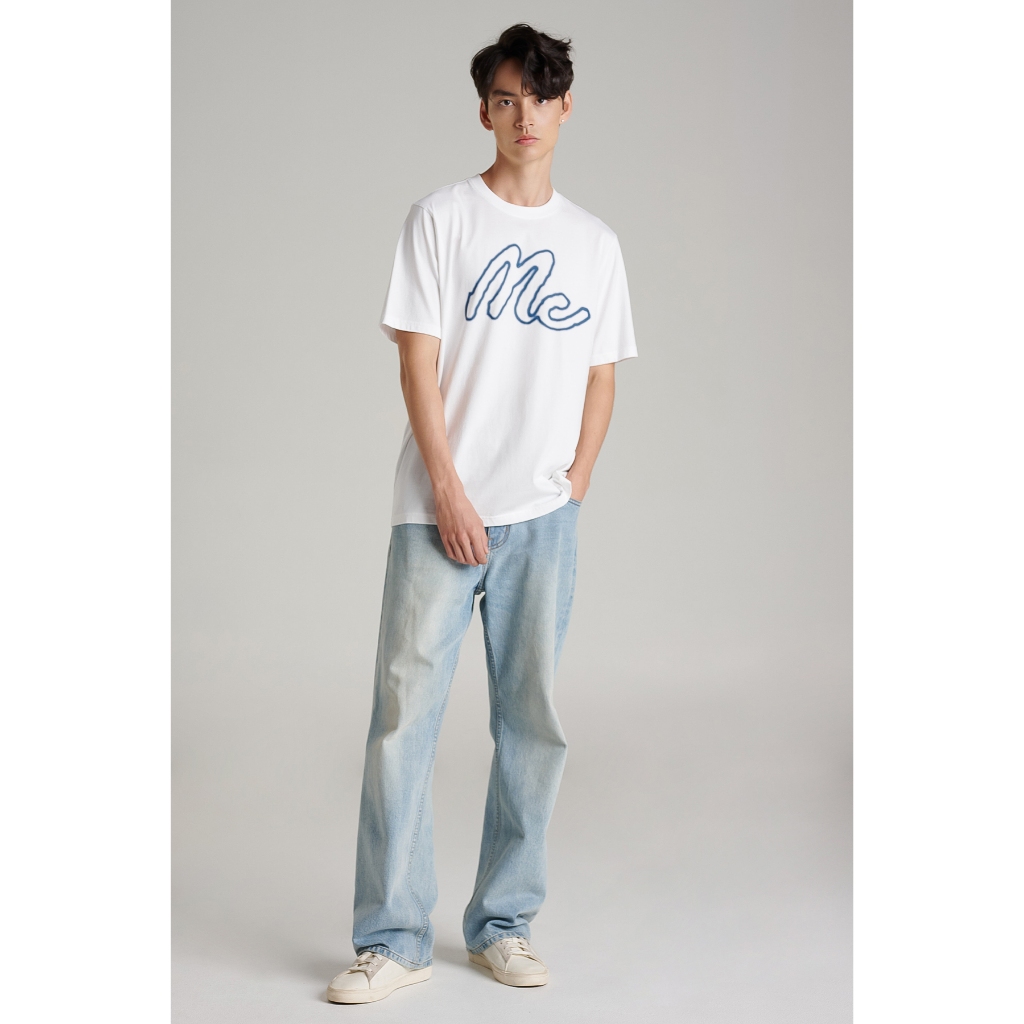 Mc jeans เสื้อยืดแขนสั้นผู้ชาย คอกลม MTTZ855