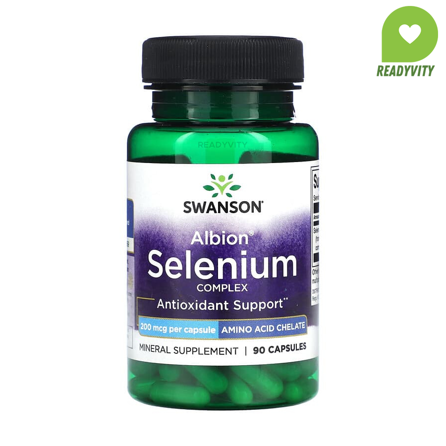 Swanson, Albion Selenium Complex, 200 mcg , 90 Capsules